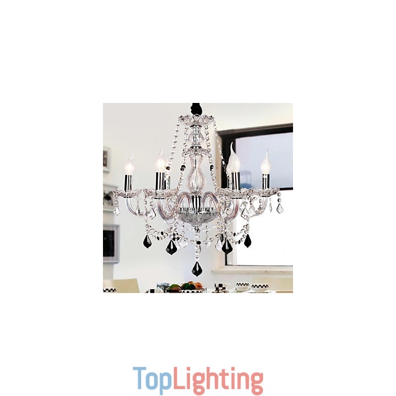 Candle Featured Luxury 6 Lights Chandelier