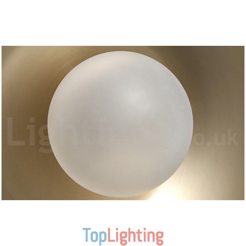 1 Light Industrial Style Gold Mini Style Electroplated Painted Finish Pendant Light with Glass Shade