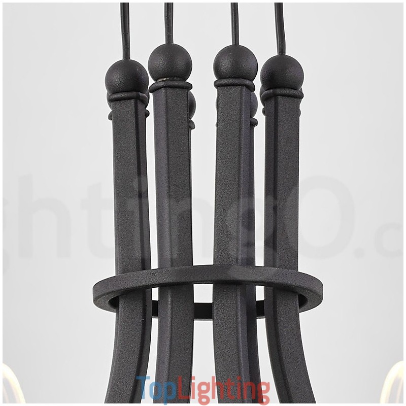8 Light Nordic Post Modern 2021 Design Chandelier with Acrylic Shades