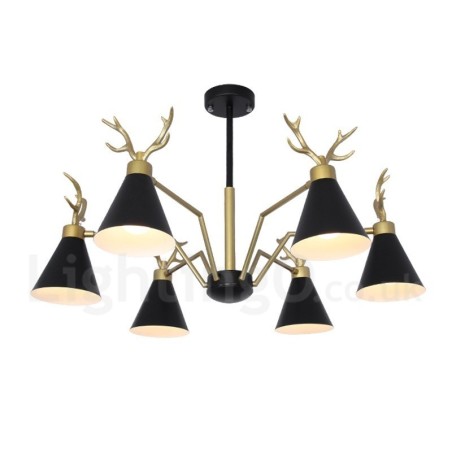 6 Light Nordic Macaron Modern Antlers Chandelier 6 Light Nordic Macaron Modern Antlers Chandelier
