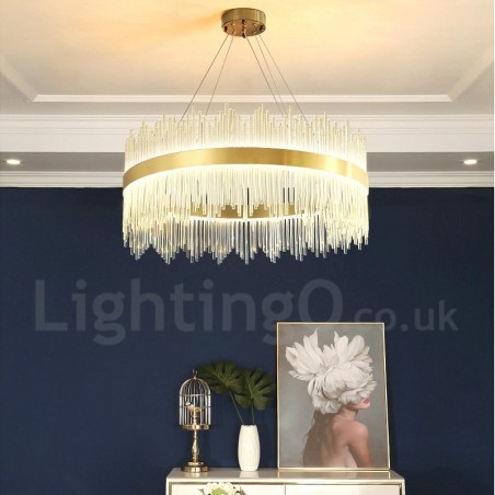 Postmodern Luxury Round Crystal Pendant Light Exhibition Hall Postmodern Luxury Round Crystal Pendant Light Exhibition Hall