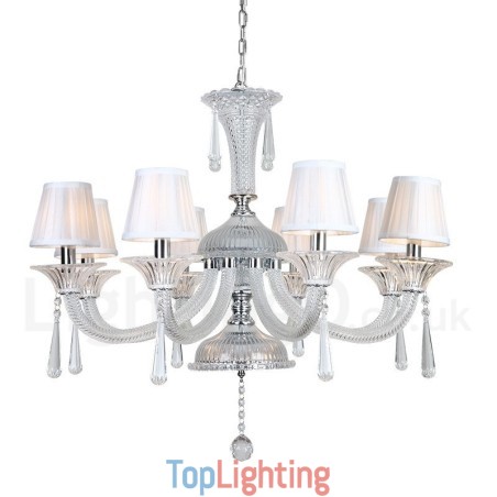 Clear Crystal Candle Chandelier Clear Crystal Candle Chandelier