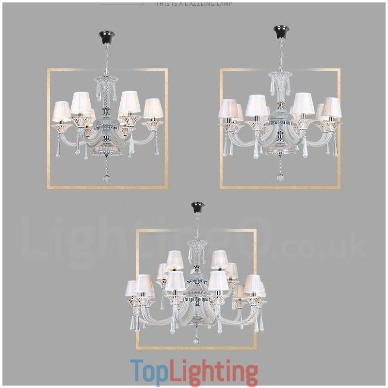 Clear Crystal Candle Chandelier