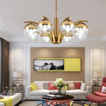 Nordic Fashion Gold Silver Chandelier Nordic Fashion Gold Silver Chandelier