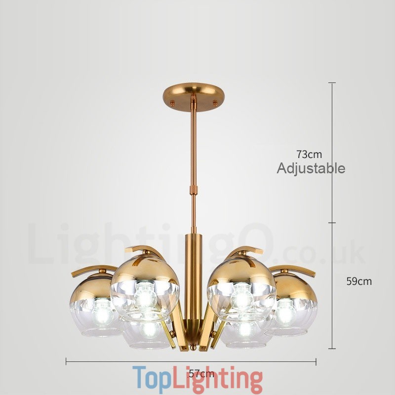 Nordic Fashion Gold Silver Chandelier