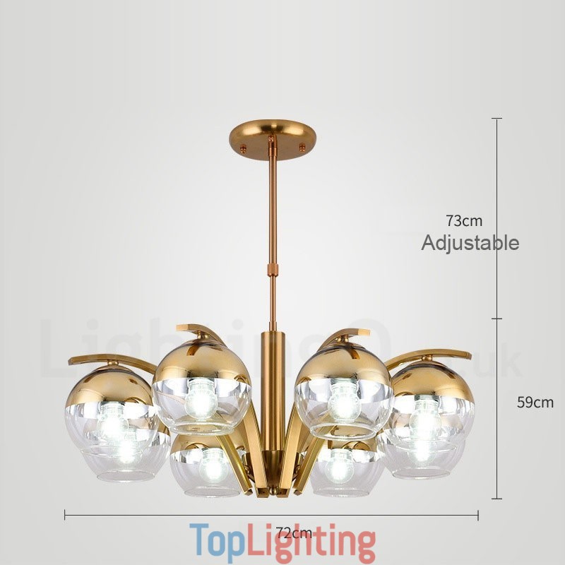 Nordic Fashion Gold Silver Chandelier