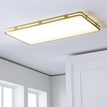 Ultra Thin Rectangle Modern Contemporary Nordic Style Flush Mount Brass Ceiling Lights with Acrylic Shade Also Can Be Used As Wall Light Ultra Thin Rectangle Modern Contemporary Nordic Style Flush Mount Brass Ceiling Lights with Acrylic Shade Also Can Be Used As Wall Light