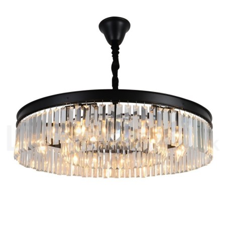 Postmodern Luxury Round K9 Crystal Pendant Chandelier Lights Exhibition Hall Postmodern Luxury Round K9 Crystal Pendant Chandelier Lights Exhibition Hall