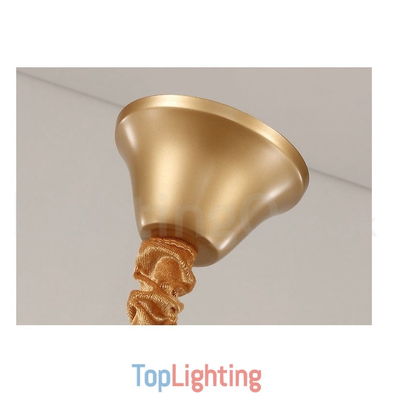 Postmodern Luxury Round K9 Crystal Pendant Chandelier Lights Exhibition Hall