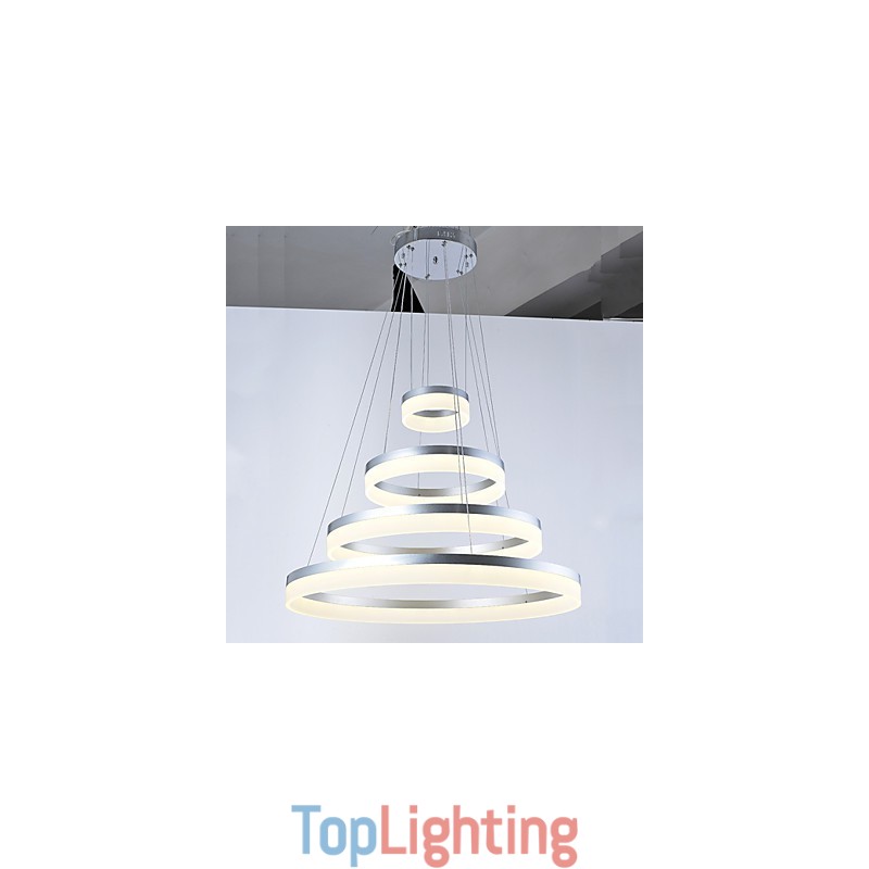 Acrylic Chandelier Ring Pendant Light Lighting Fixtures with