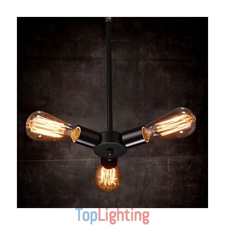 Pendant Light 3 Lights Country Style Wrought Iron Pendant Light 3 Lights Country Style Wrought Iron