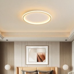 Ultra Thin Dimmable Modern Contemporary Nordic Style Flush Mount Ceiling Lights with Remote Control Also Can Be Used As Wall Light