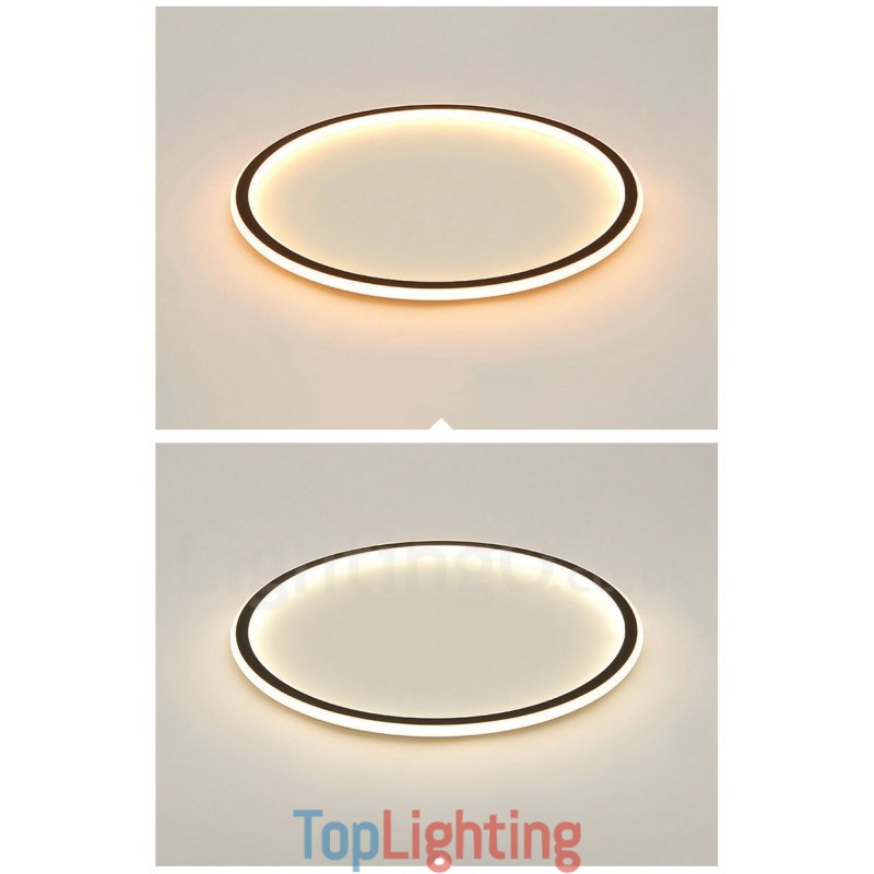 Ultra Thin Dimmable Modern Contemporary Nordic Style Flush Mount Ceiling Lights with Remote Control Also Can Be Used As Wall Light