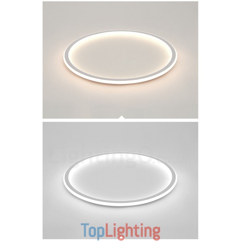 Ultra Thin Dimmable Modern Contemporary Nordic Style Flush Mount Ceiling Lights with Remote Control Also Can Be Used As Wall Light