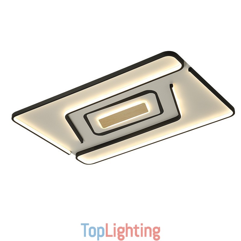 Rectangle Modern Contemporary Flush Mount Light