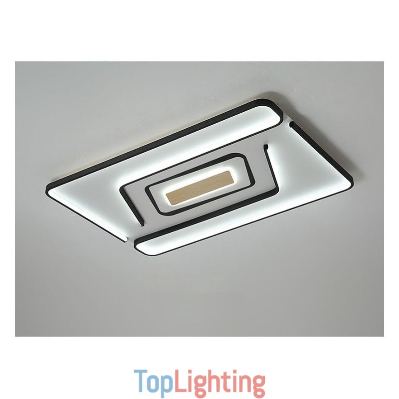 Rectangle Modern Contemporary Flush Mount Light