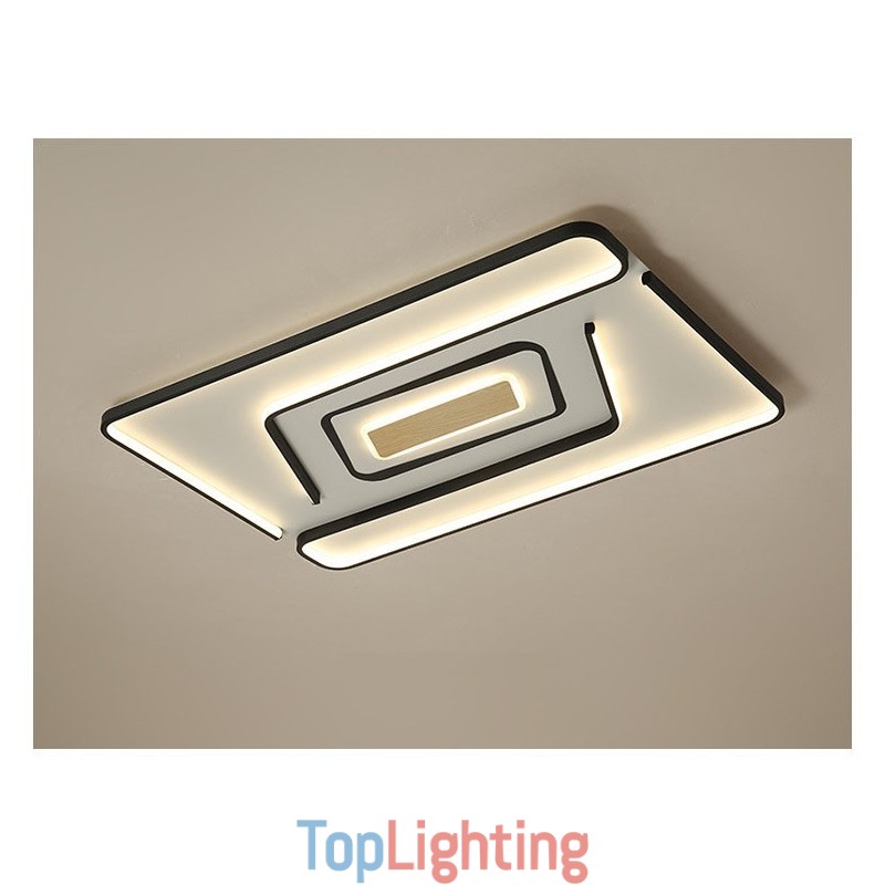 Rectangle Modern Contemporary Flush Mount Light