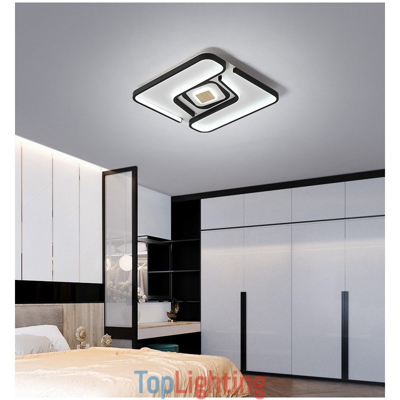 Square Modern Contemporary Flush Mount Light