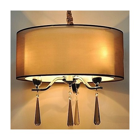 Simple Wrought Iron Crystal Chandelier 6 Lights Simple Wrought Iron Crystal Chandelier 6 Lights