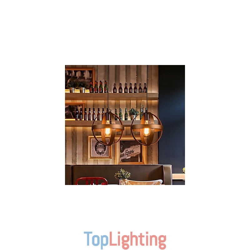 Retro Iron Lamp Modern Minimalist Industrial Style Chandelier