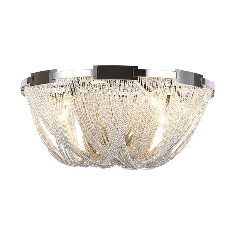 Tassels Chandelier Designer Ceiling Light Silver Gold Colour