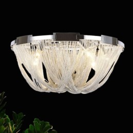Tassels Chandelier Designer Ceiling Light Silver Gold Colour