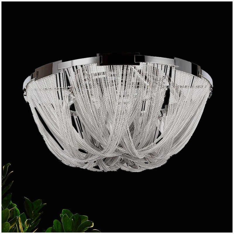 Tassels Chandelier Designer Ceiling Light Silver Gold Colour