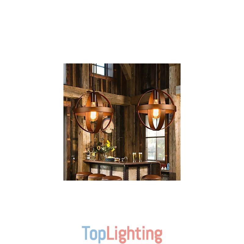 Retro Iron Lamp Modern Minimalist Industrial Style Chandelier