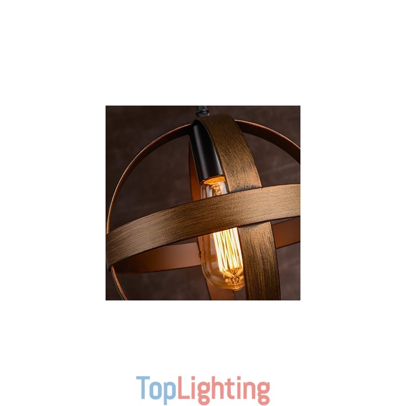 Retro Iron Lamp Modern Minimalist Industrial Style Chandelier