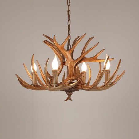 4 Light Rustic Artistic Retro Antler Antique Chandelier 4 Light Rustic Artistic Retro Antler Antique Chandelier