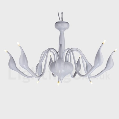 9 Light Modern Contemporary Electroplated Metal Chandelier 9 Light Modern Contemporary Electroplated Metal Chandelier