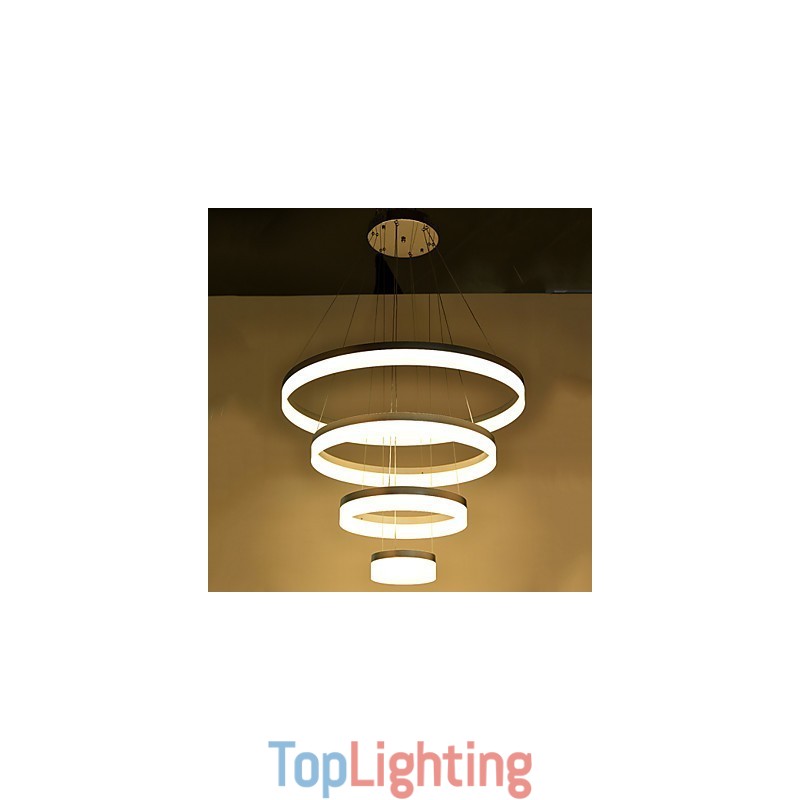 Acrylic Chandelier Ring Pendant Light Lighting Fixtures with