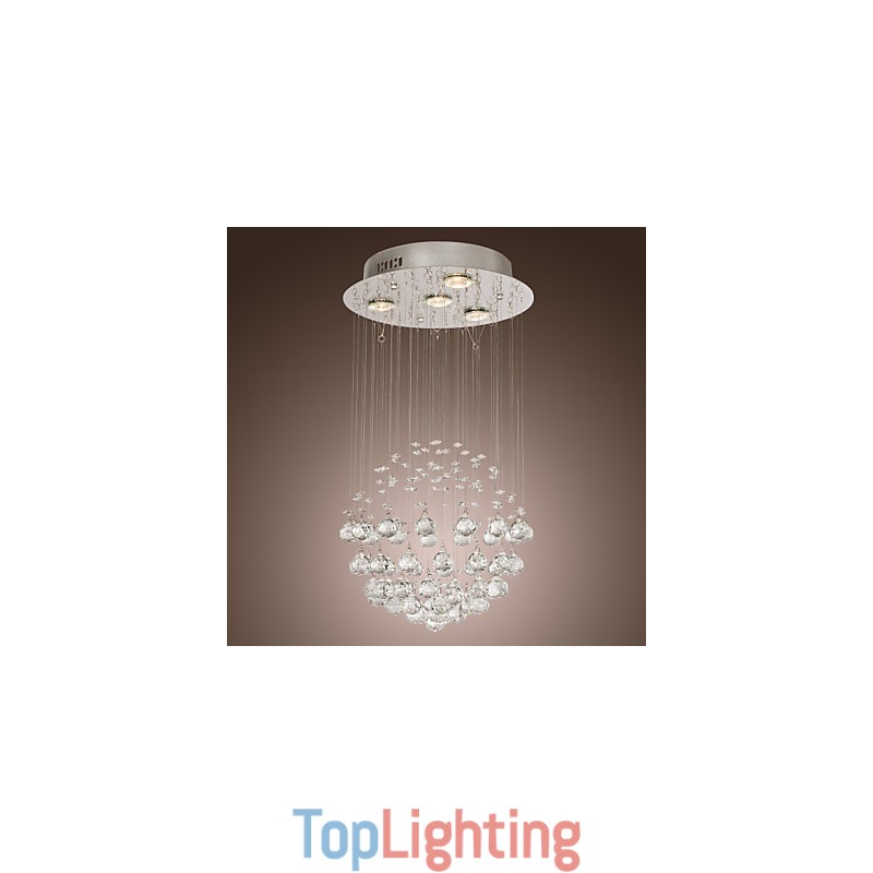 Chandelier Luxury Modern Crystal 4 Lights