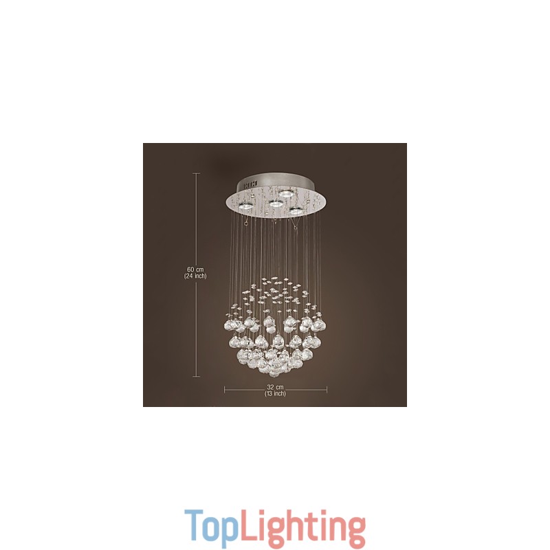 Chandelier Luxury Modern Crystal 4 Lights