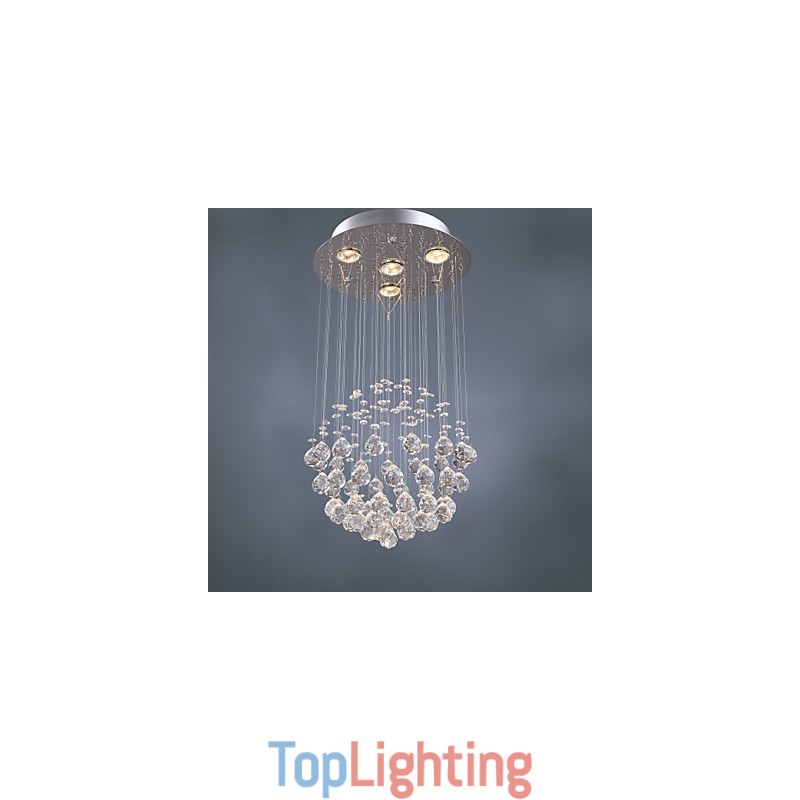 Chandelier Luxury Modern Crystal 4 Lights