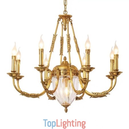 Luxury French All Copper Crystal Chandelier Lamp Dining luminaire Chandelier Luxury French All Copper Crystal Chandelier Lamp Dining luminaire Chandelier