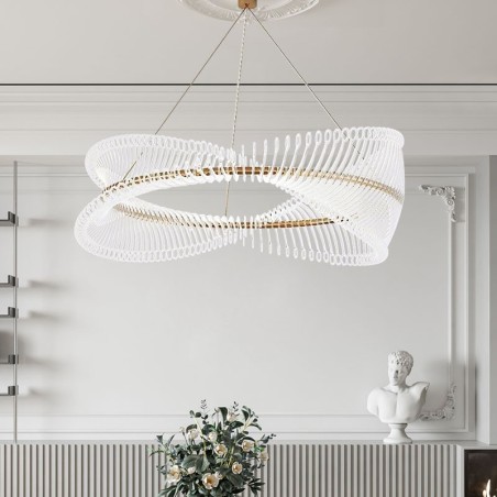 Postmodern Strip Circle Pendant Light Postmodern Strip Circle Pendant Light