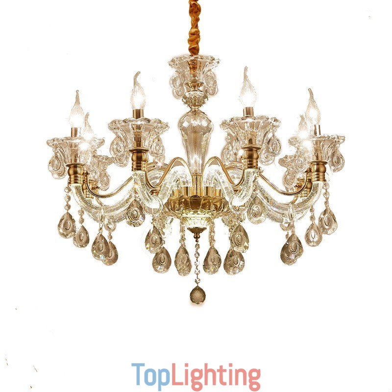 Luxury Crystal Chandelier K9 Crystal Chandelier with Glowing Arm