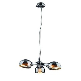 3W Plating Glass Lampshade Simple Creative Chandelier