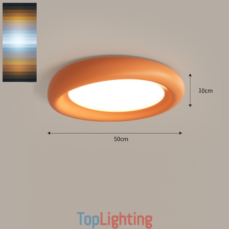 Dimmable Round Full Spectrum Eye Protection Multi Colours Modern Flush Mount Ceiling Light Indoor Lighting Fixtures