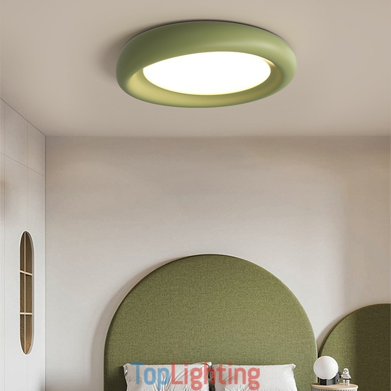 Dimmable Round Full Spectrum Eye Protection Multi Colours Modern Flush Mount Ceiling Light Indoor Lighting Fixtures