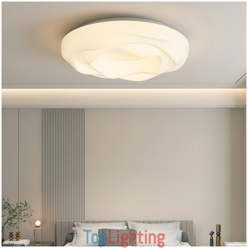 Dimmable Round Modern Flush Mount Ceiling Light Indoor Lighting Fixture