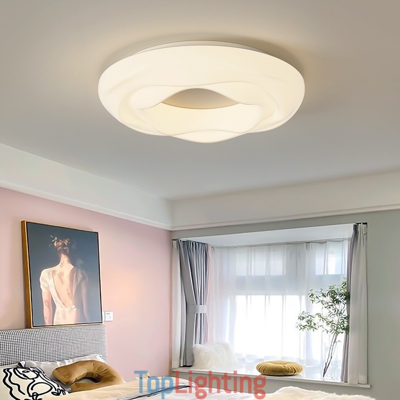 Dimmable Round Modern Flush Mount Ceiling Light Indoor Lighting Fixture