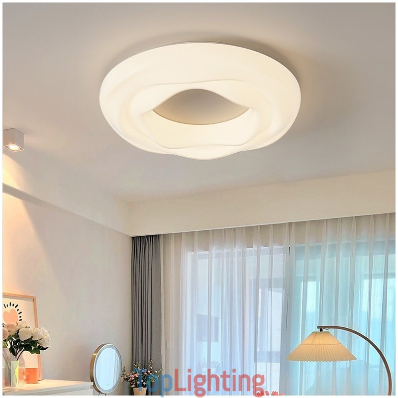 Dimmable Round Modern Flush Mount Ceiling Light Indoor Lighting Fixture