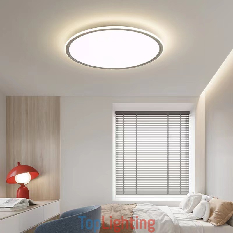 Nordic 3.5cm Thickness Round Full Spectrum Eye Protection Indoor Dimmable Ceiling Light