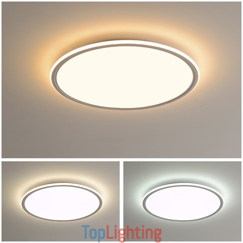 Nordic 3.5cm Thickness Round Full Spectrum Eye Protection Indoor Dimmable Ceiling Light