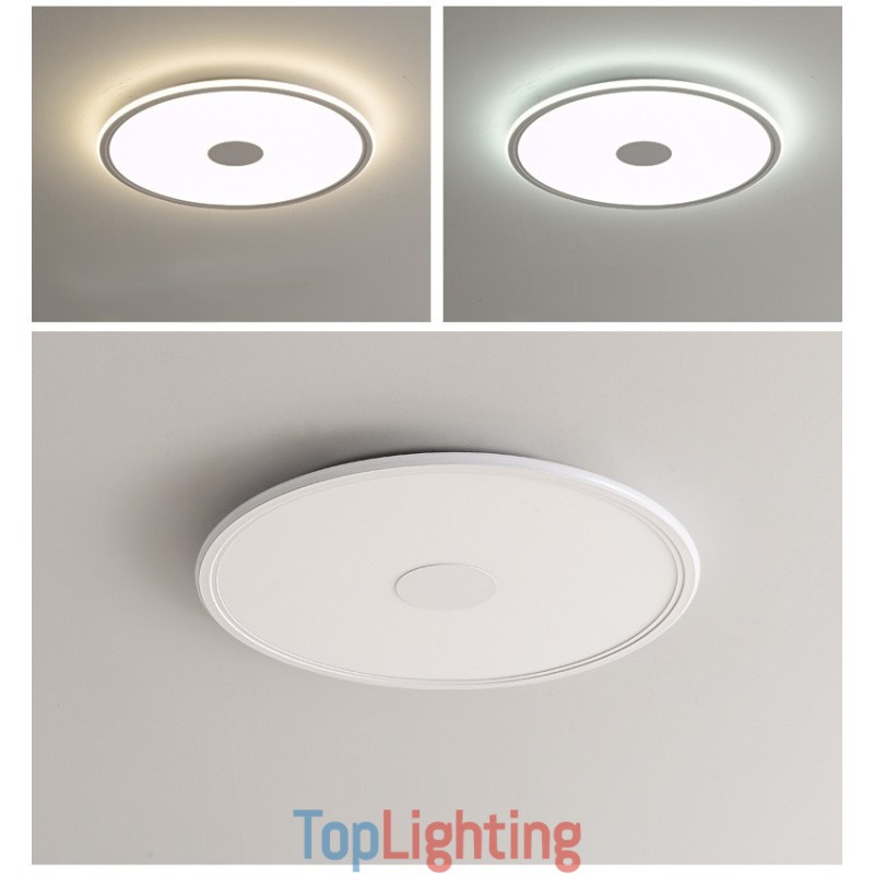 Nordic 3.5cm Thickness Round Full Spectrum Eye Protection Indoor Dimmable Ceiling Light