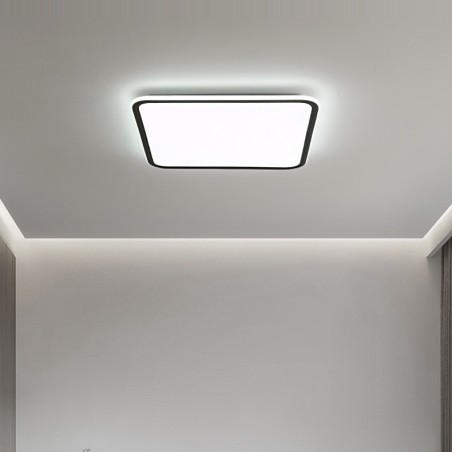 Modern Dimmable Square Flush Mount Ceiling Light Indoor Lighting Fixture Modern Dimmable Square Flush Mount Ceiling Light Indoor Lighting Fixture