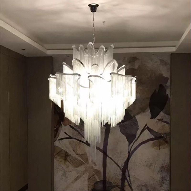 Tassels Extra Large Size Chandelier Designer Ceiling Pendant Light