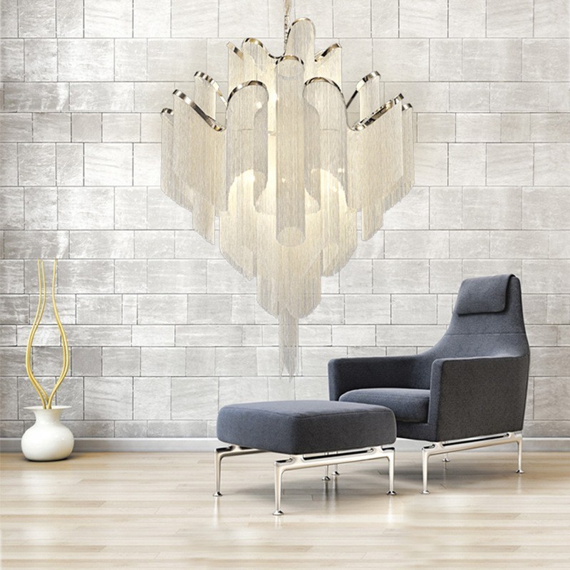 Tassels Extra Large Size Chandelier Designer Ceiling Pendant Light